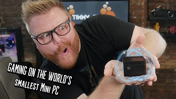 GAMING ON THE WORLDS smallest PC!