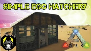 HOW TO BUILD A SIMPLE EGG HATCHERY (RAGNAROK) | ARK SURVIVAL