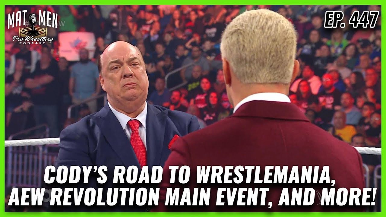 Mat Men Codys road to WWE WrestleMania, looking ahead to AEW Revolution F4W Online wenatcheeworld