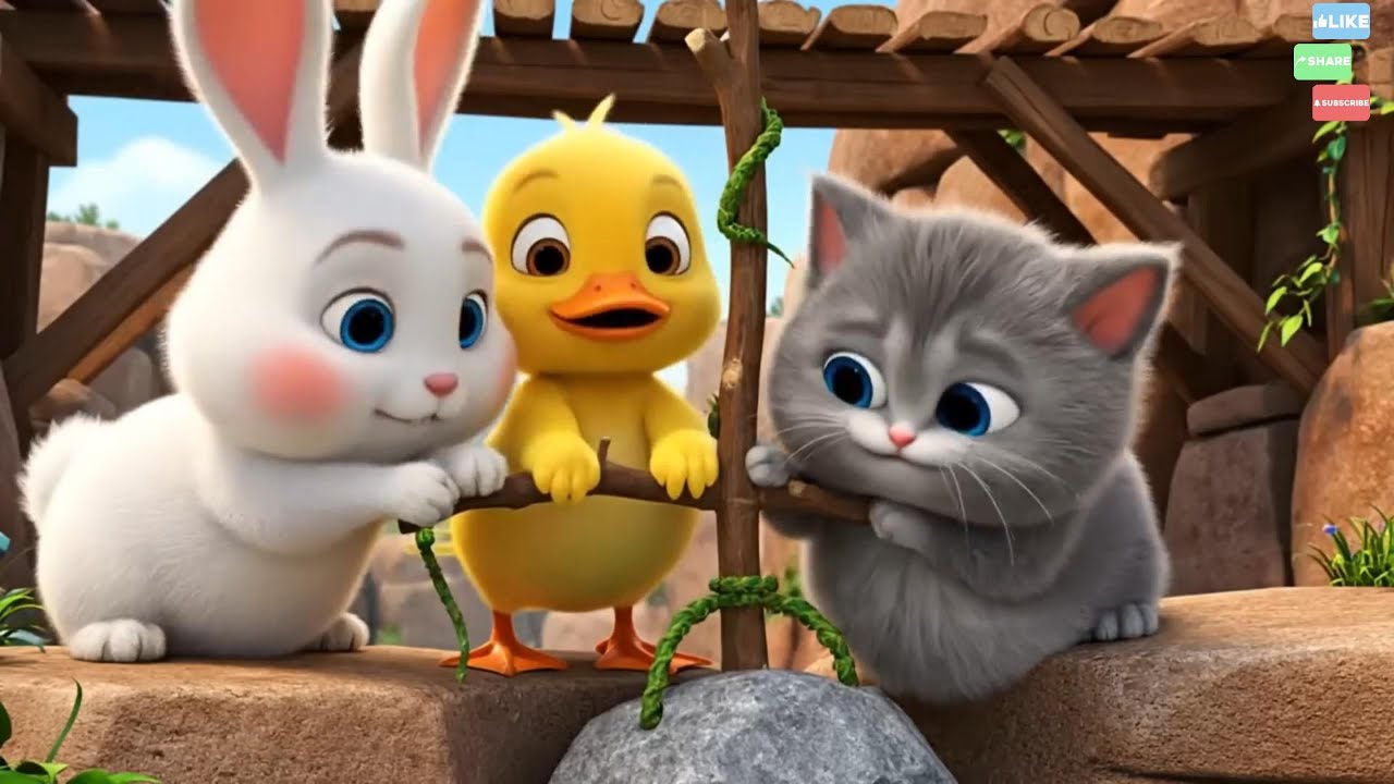 🐰🐤Roro, Dodo & Kiki Best Scenes How Pulleys, Levers & Inclined Planes Work