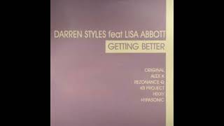 Darren Styles - Getting Better (Original Mix) [HQ Acapella & Instrumental] WAV