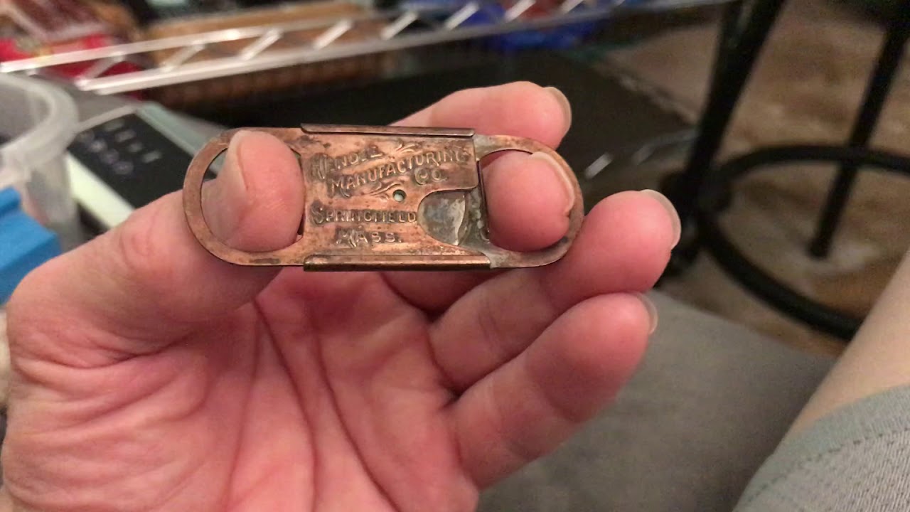 Hendee Manufacturing Co. Springfield, Mass Indian Motorcycle Cigarillo Cutter