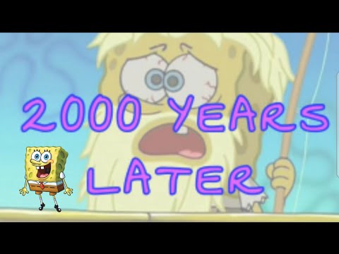 2000 Years Later -Spongebob Squarepants Card Time