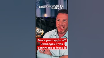 Move your crypto off exchanges if you don’t want to lose them #crypto #exchange #cryptonews