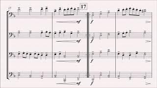 Abdelazer Suite - Mov II Rondo - Purcell (Trombone Quartet arrangement)