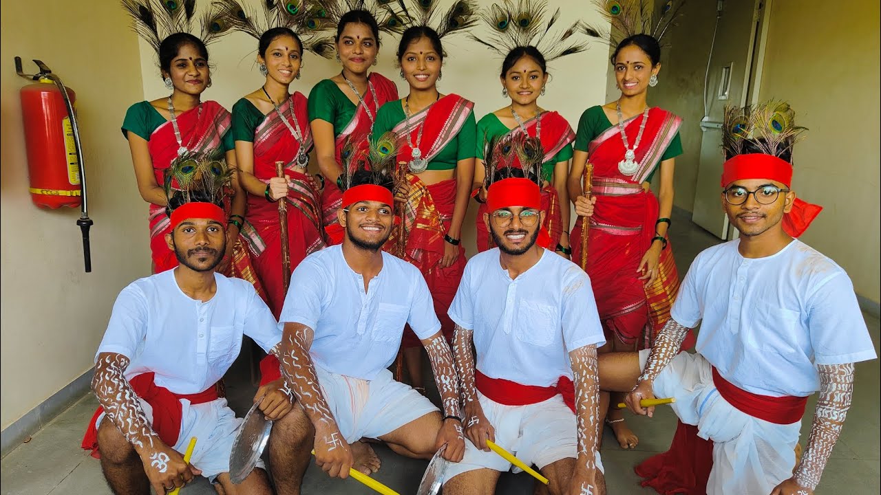 Adivasi Pawara dance from dhule  Youth festival 2023 Choreographey  Akanksha D