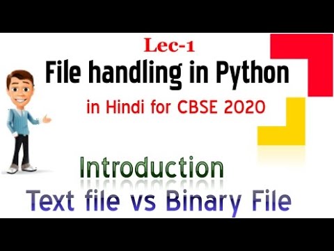 Lec-1: File handling