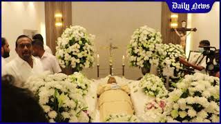 Politician Friends Pay Final Respects To Minister Nishantha