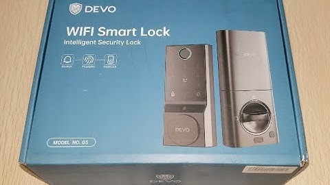 New Devo G3 Door Lock for Front Door, 6 in 1 Fingerprint Keyless Entry Door Lock with Doorbell WiFi