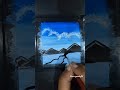 Aesthetic Acrylic colour Painting 🌼🎨 DIY #painting #art #diy #viralshorts #aestheticart