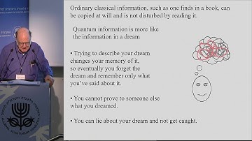 Computer Science | D1S1 2/18 Quantum Science & Technology – Part I - The Quan.. - Charles H. Bennett
