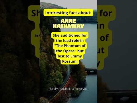 #interesting #facts #celebrity #annehathaway