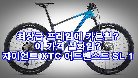 [2020년 자이언트 XTC 어드밴스드 SL 1]이 가격에 카본휠을 준다고?