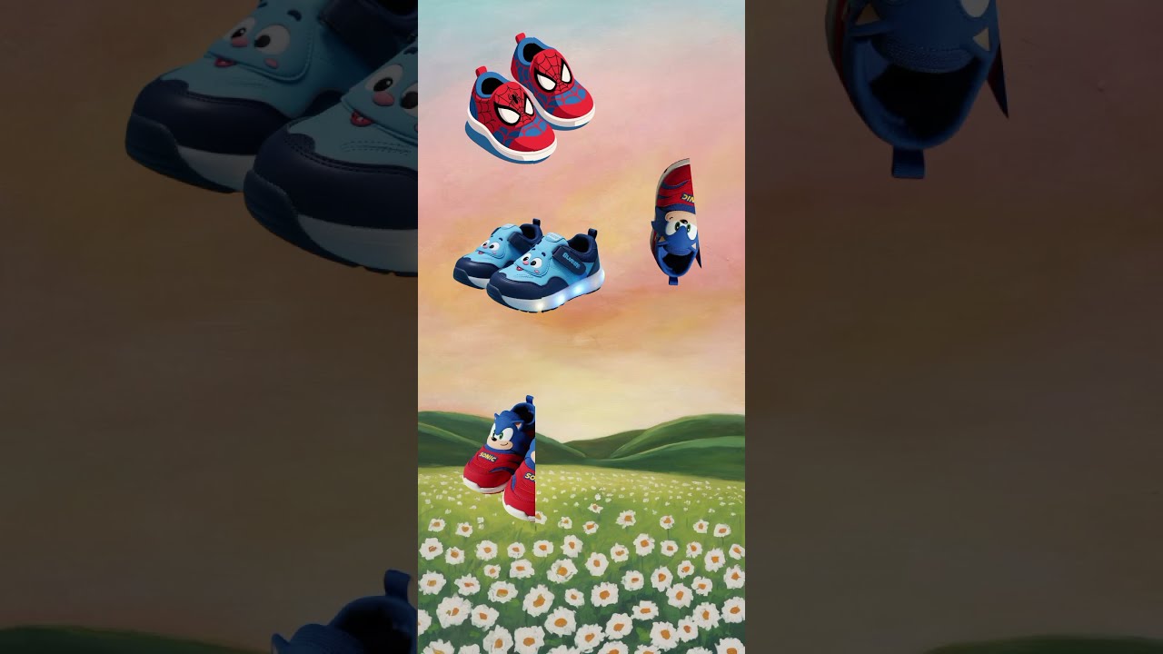 Guess Which One Is My Shoes Shorts Funny Spiderman Sonic Bluey Dog