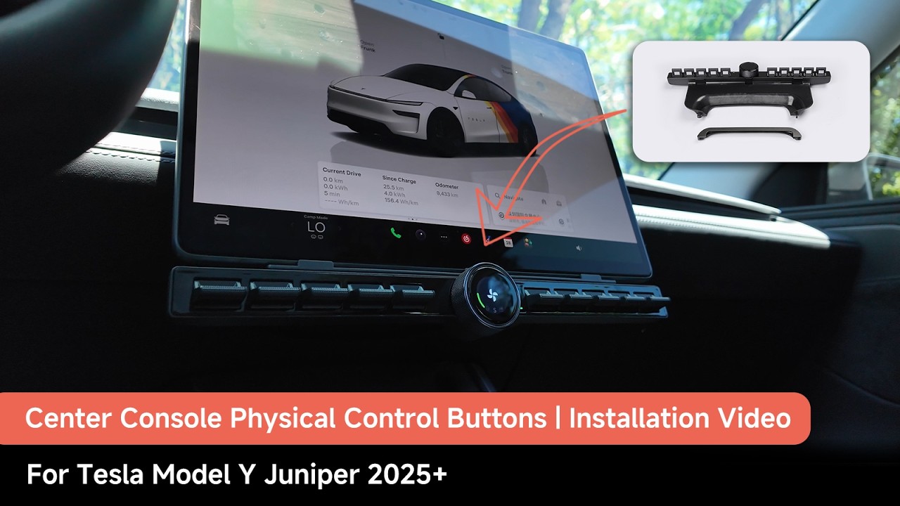 How to Install Physical Control Buttons on Tesla Model Y Juniper ...