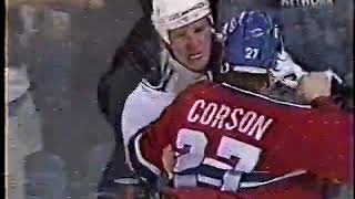 Shayne Corson vs Chris Gratton Round 1