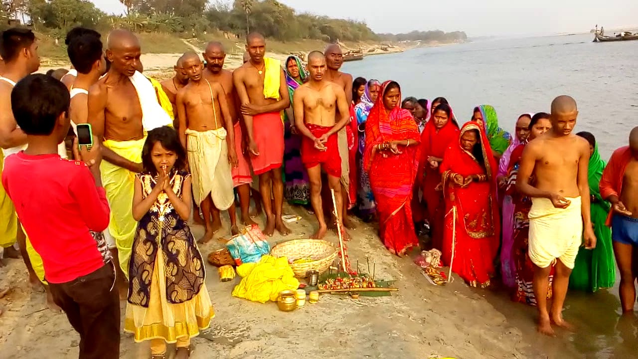Baba karikh puja Lawapur Mali Tola ka Ganga Ghat wak