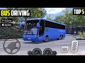 Top 5! Best BUS SIMULATOR game for Android || Best Bus Game in 2025