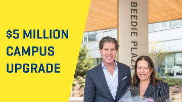 BCIT | Announcing the new Beedie Plaza at BCIT Burnaby Campus