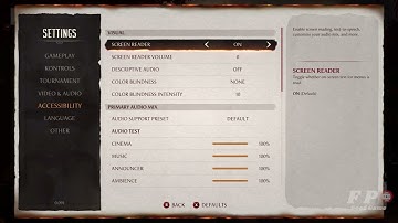 Mortal Kombat 1 - How to Disable Screen Reader/Text to Voice Support