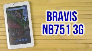 Распаковка Bravis NB751 3G IPS White