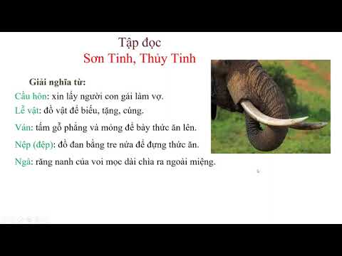 Tập đọc _Sơn TinhThủy Tinh