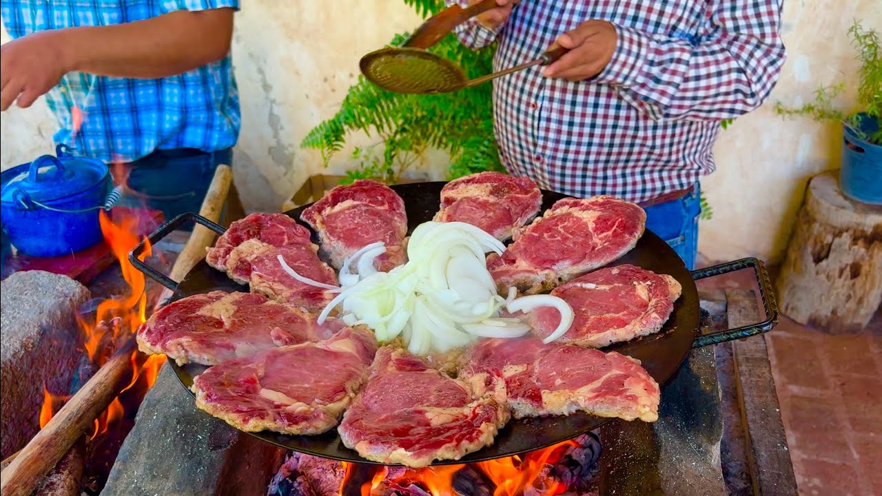 Bistec al disco ¡¡EN EL RANCHO SABE MEJOR!! || Ruta La Nueve