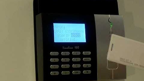 Fingerprint Time Clock - Fingertec Timeline 100