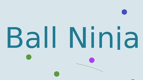 Ball Ninja (C++ game with source code)