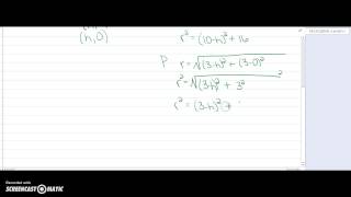 Hyperbolic Distance in the Upper Half Plane Model