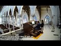 John black plays reger fantasy on bach live in recital at cathedral of the holy cross