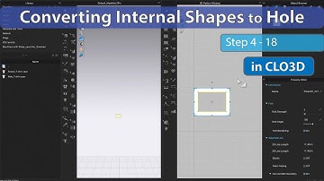4 How to Convert Internal Shapes to Hole in CLO