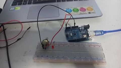 ต่อวงจรไฟหรี่ Arduino R ปรับค่าได้ by  แพรพรรณ