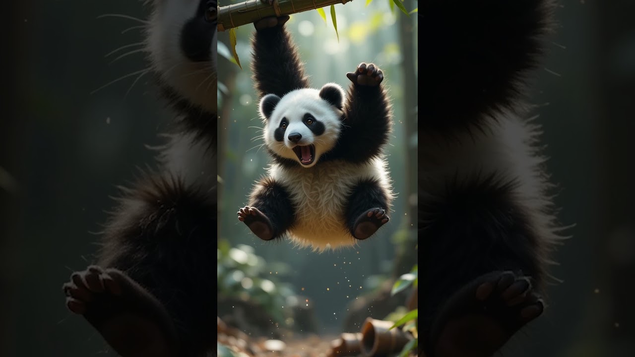 Panda's little disaster...🐼 