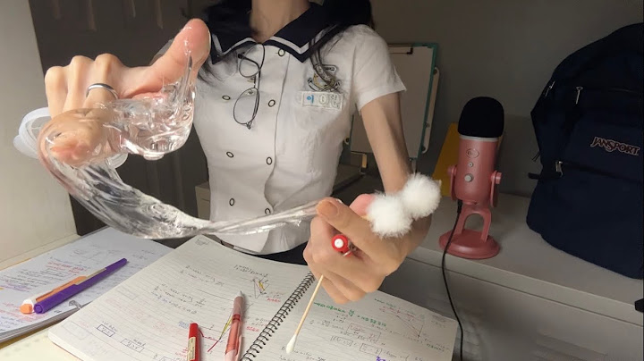 Secretly doing ASMR instead of studying🤓✍🏻