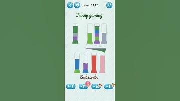 water sort puzzle game level 1147 #numpuz #shorts #game #androidgames #watersortpuzzle #subscribe