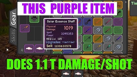 DUNGEON QUEST ALL NEW PURPLE MAGE WEAPONS IN ORBITAL OUTPOST GIVE ME 1.1 TRILION DAMAGE