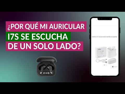 ¿Por qué mi Auricular i7S TWS solo se Escucha de un solo lado? - Solución