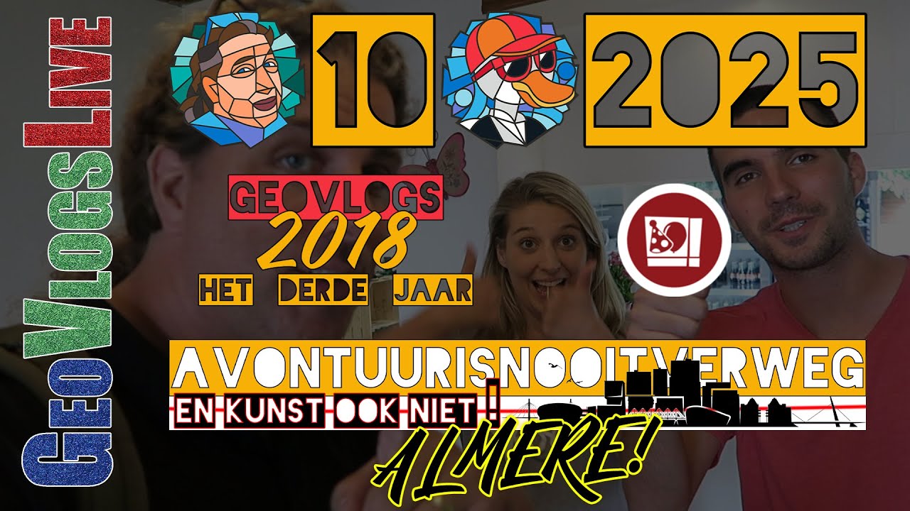 🔴 GEOVLOGS: TERUGBLIK 2018! NEXT STOP: ALMERE! 