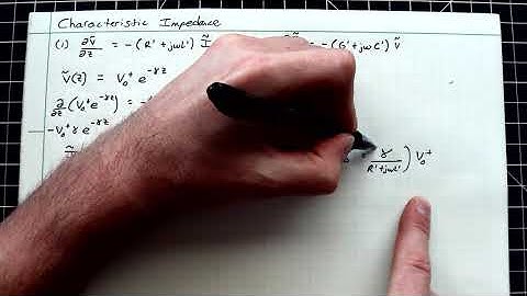 Lecture3b: Characteristic Impedance
