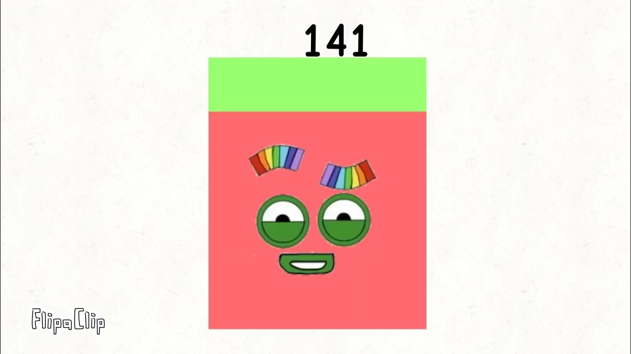 Numberblock 1414141 To 1414141 Negative Number To Positive Number