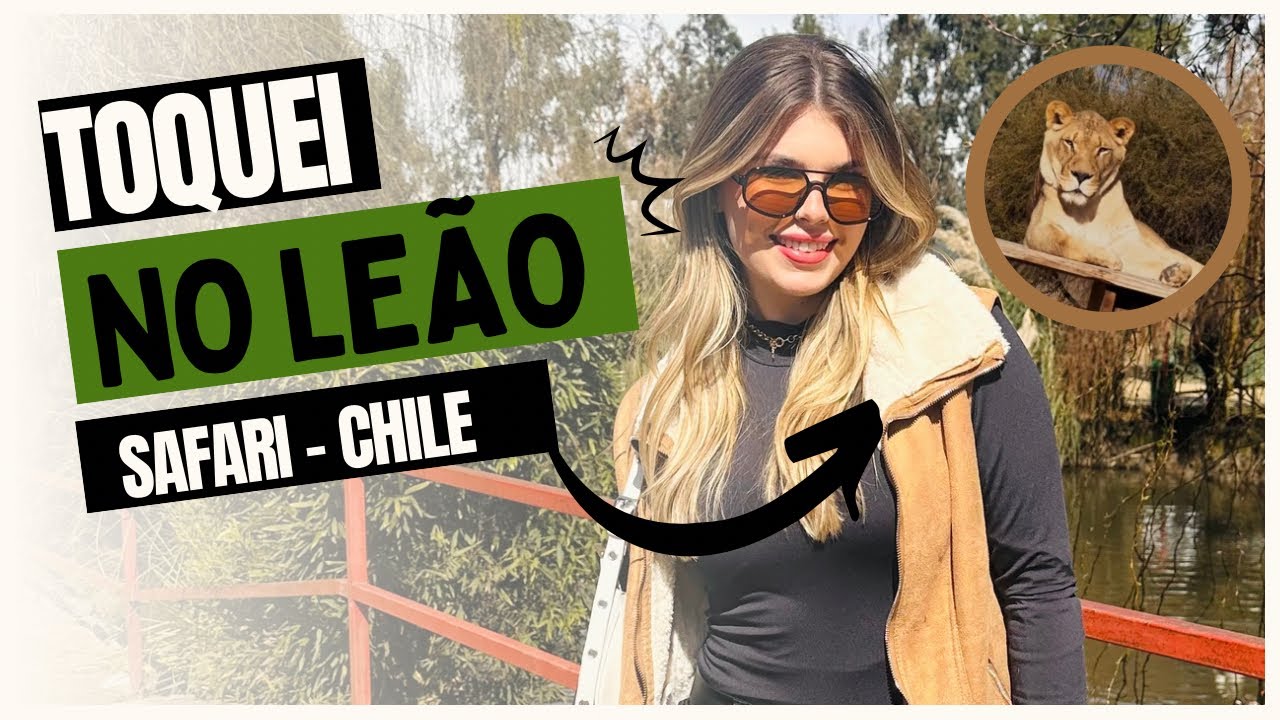 TOQUEI EM UM LEÃO PELA PRIMEIRA VEZ 😍 •Carolina Tavares• 