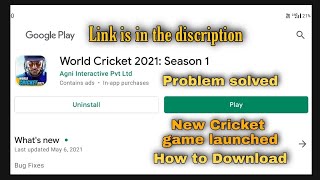 How to Download world cricket 2021 game in android mobile | World Cricket 2021 game #shorts screenshot 5