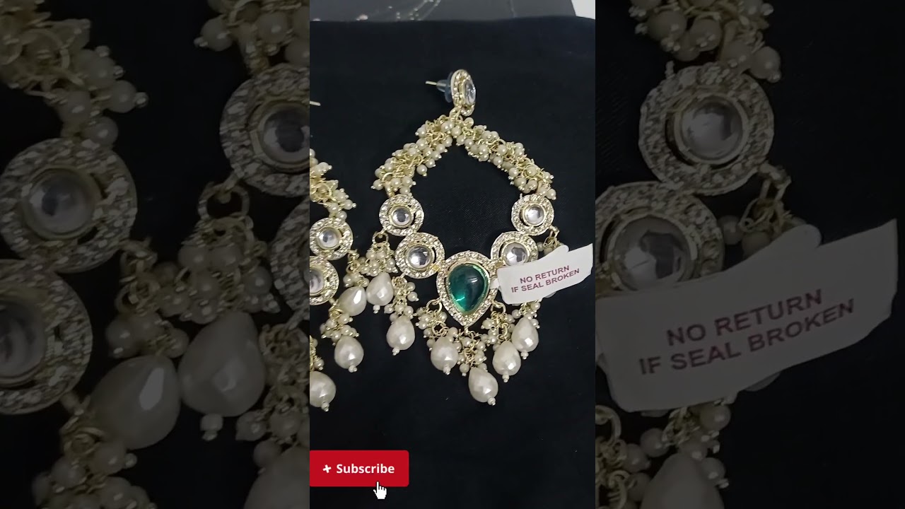 Zaveri Pearls Gold plated Artificial Drop Earrings 