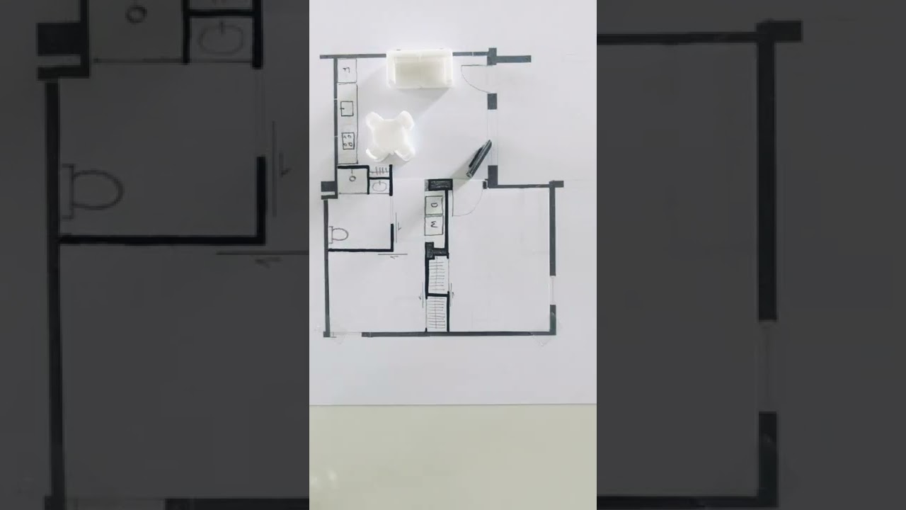 Creating an extra room from nothing! This is an actual client of mine, and based on the ADA standard