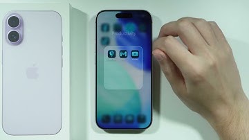 iPhone 17: een map aanmaken op het startscherm