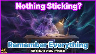 Listen While Studying & Boost Memory: 14Hz Beta Waves Study Protocol [1 Hour]