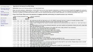 How to Rate items -- Group Concept Mapping Lessons