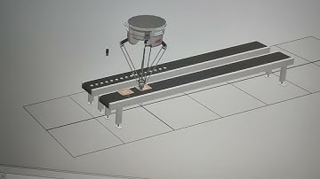BE final year project | 3 axis Delta Robot | Pick and place robot | B & R automation | B&R company