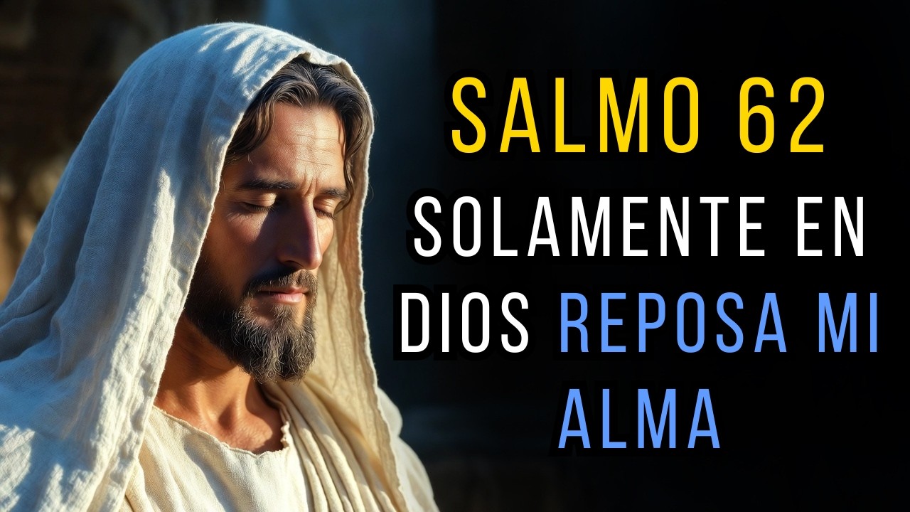 SALMO 62 Completo - SOLAMENTE En Dios Reposa Mi Alma | Descanso Profundo